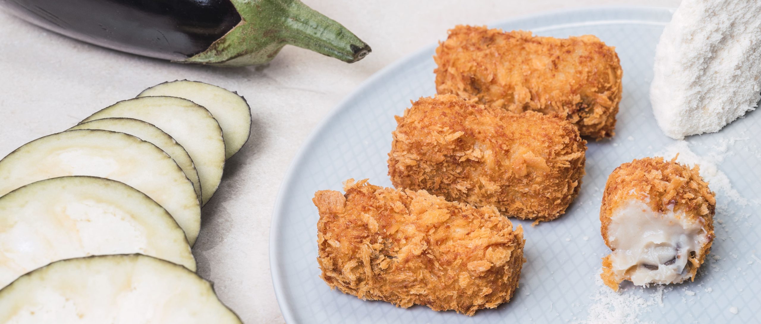 Croquetas de Berenjena y PArmesano